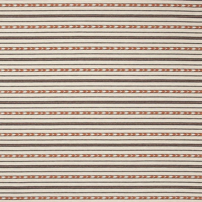 Kit Kemp Bow and Arrow Striped Fabric in Natural